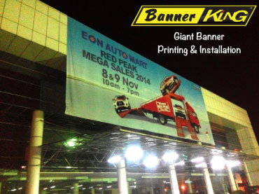 Giant Banner Printing & Installation